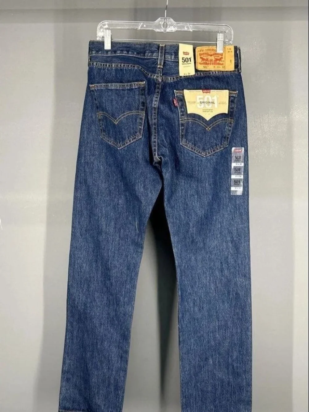 Levi's 501 Original Fit Straight Leg Mens Denim Jeans‎ 31x32 NWTs